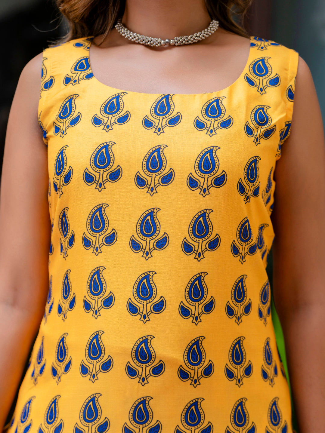 VredeVogel  Women Cotton Blend Kurta Pant Dupatta Set