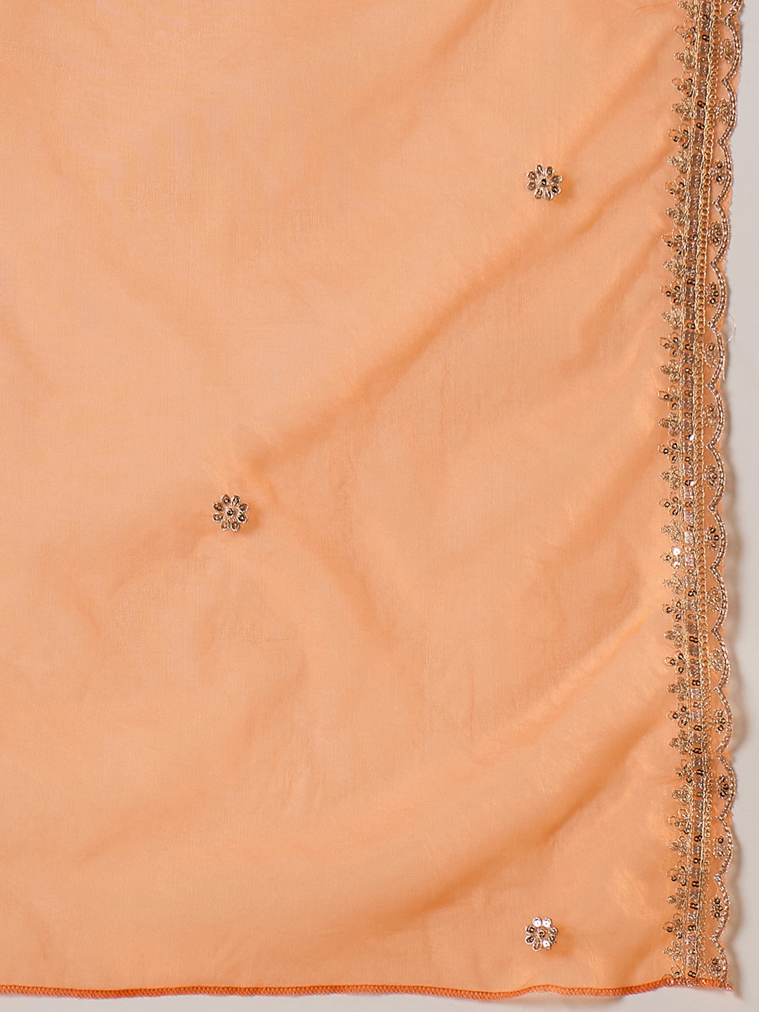Sarayi Pink Silk Blend Straight Suit Set With Dupatta