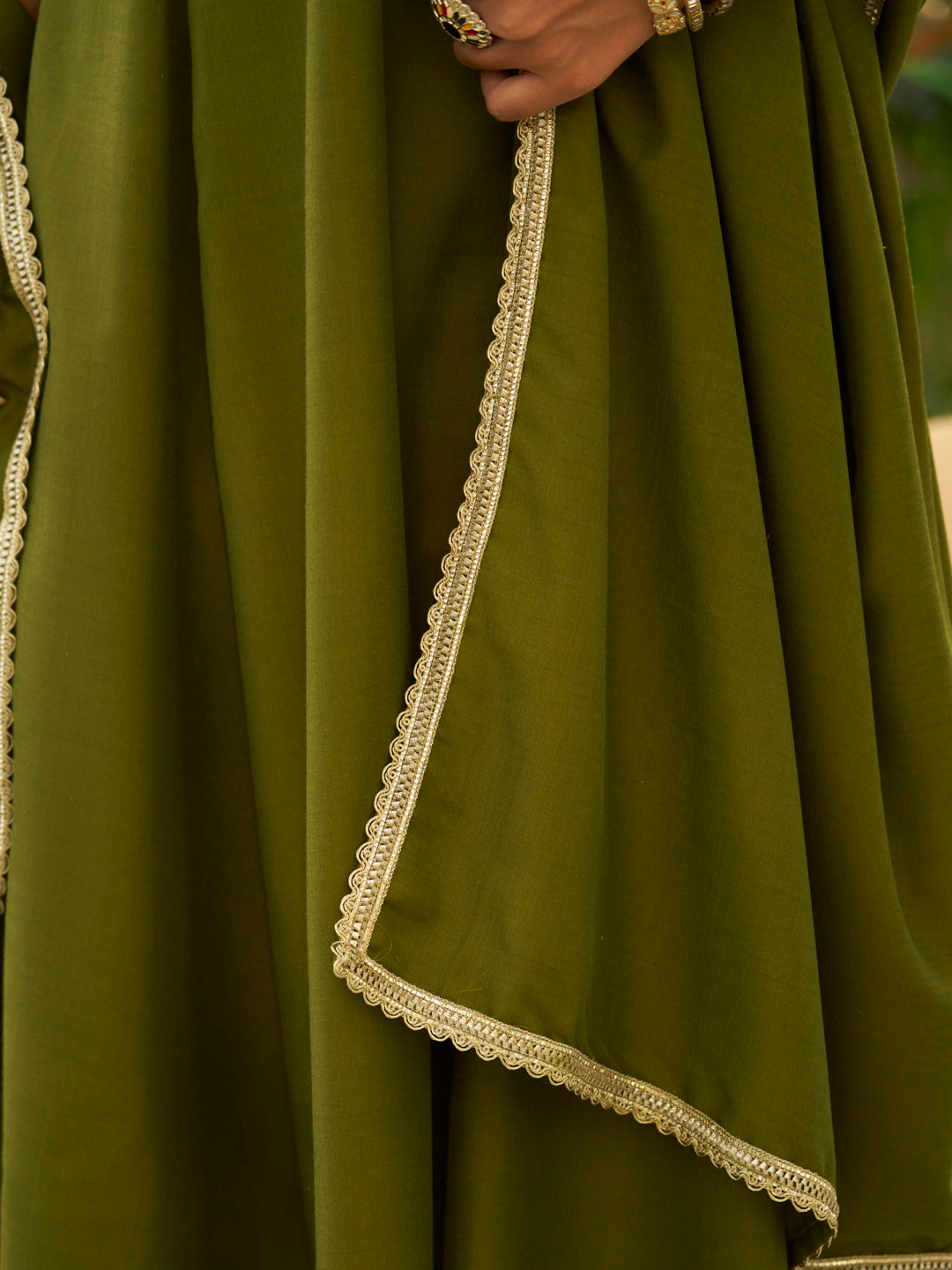 Vaani Anarkali Kurta and Pant Dupatta Set