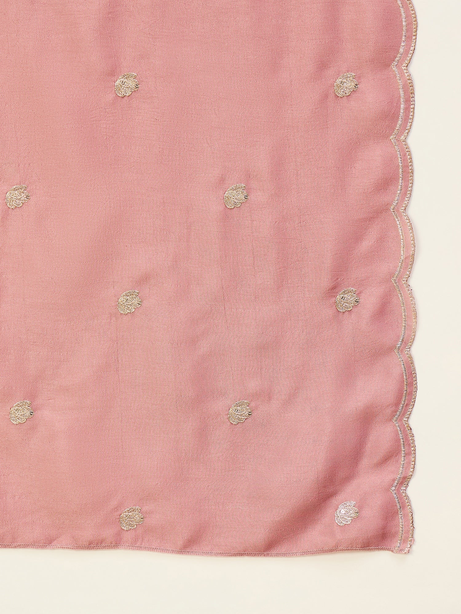 Padmini Women's Mauve Pink Embroidered Yoke Design Flared Kurta Set