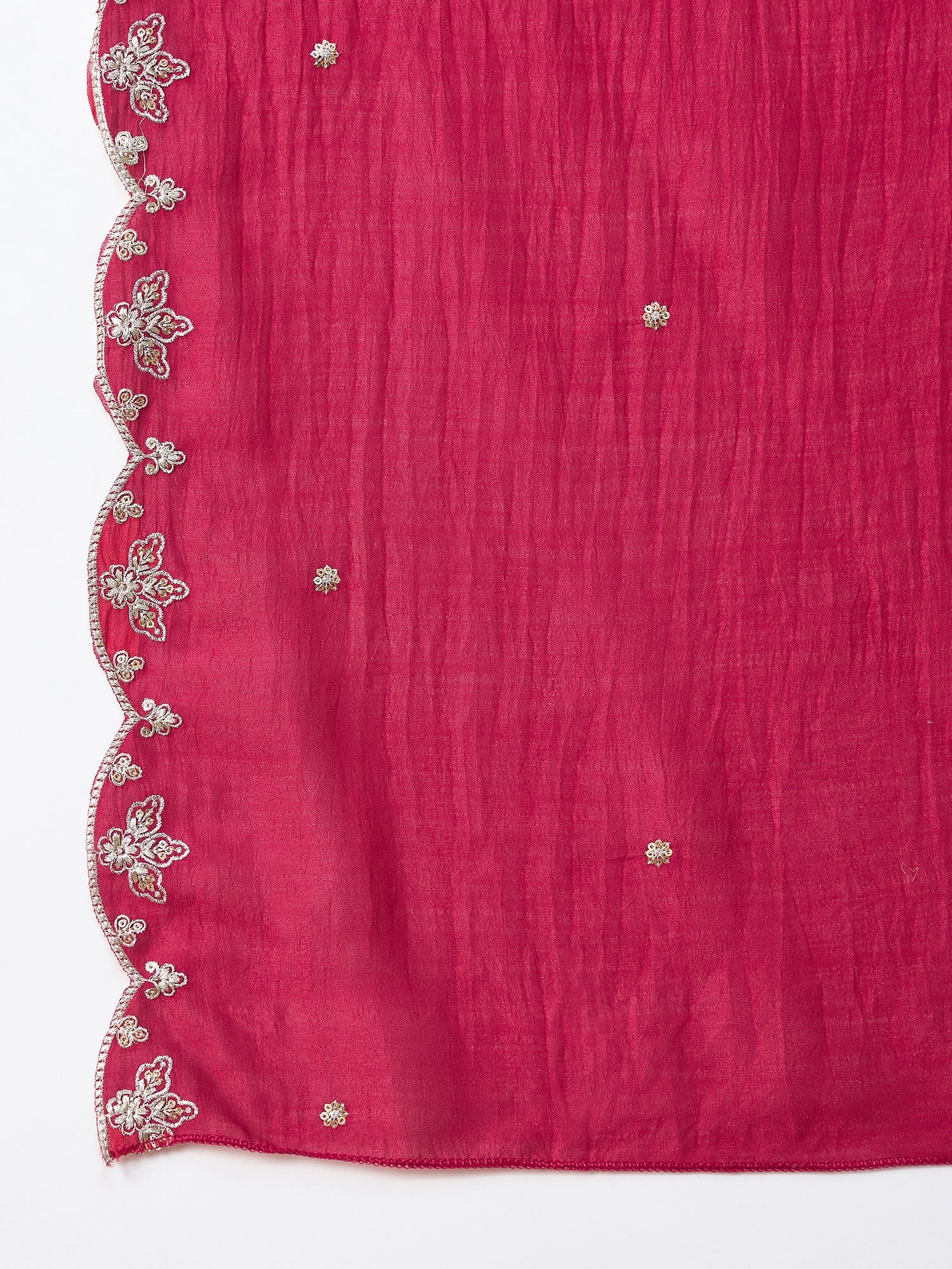 Meera Women's Embroidered Yoke Design Straight Kurta Set with Dupatta